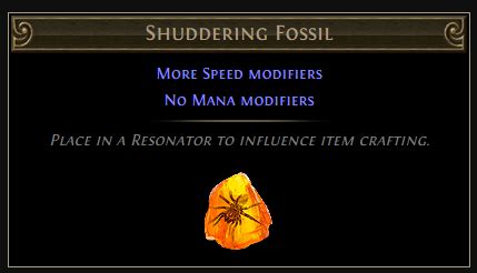 poe shuddering fossil location.